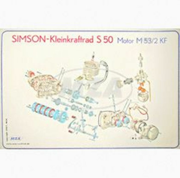 Motorregenerierung KR51/1, SR4-2 - mit Kurbelwelle